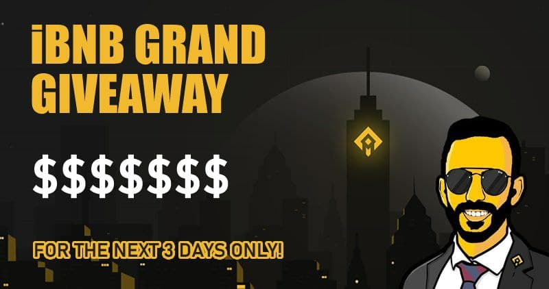 Fellow #investors, your patience has finally paid off. The launch of iBNB Grand is imminent. You now have a chance to #win some iBNB. The greater the #competition, the greater the #rewards, let's go viral!

Giveaway link : sweepwidget.com/view/30527-i3p…