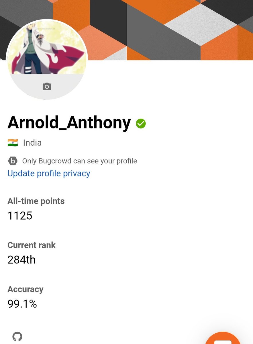 armold9anthony's tweet photo. Finally back amongst the top 300 researchers @Bugcrowd after a year of inactivity. #bugbounty #cybersecurity #infosec #ittakesacrowd https://t.co/7aza43Kld0