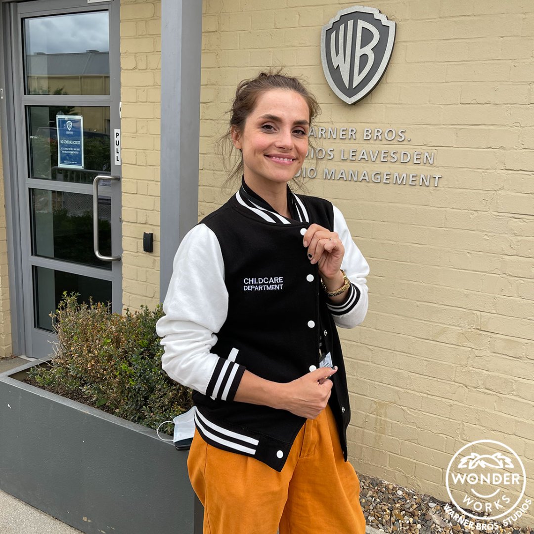 FamiliesInFilm's tweet photo. Who loves our new varsity jackets?

To all cast and crew, wether they’re parents or not, seeing the ‘Childcare Department’ as part of their crew list is a game changer to the film industry culture. 

#keepingfamiliesinfilm @WBSLeavesden #charlotteriley https://t.co/PeDA72Ymuj
