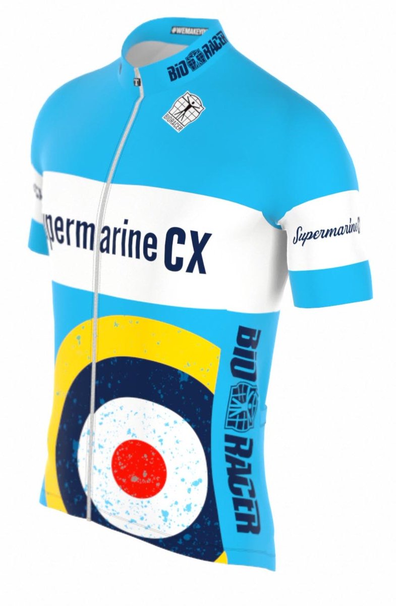 Bioracer have done a mega job designing our leaders jersey for the 10th anniversary of Supermarine CX. A few have asked where they could get one so here it is, 10% discount will be applied at checkout.  
All items direct from Bioracer UK
bioracer.co.uk/en/mybioracer/…