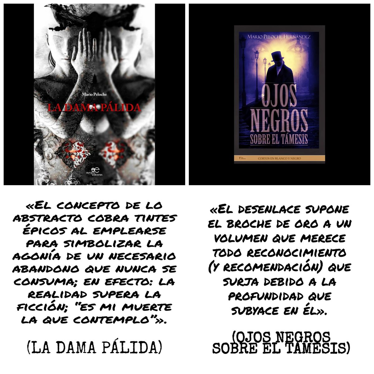mario_peloche's tweet photo. Mis dos novelas cortas, desgranadas capítulo a capítulo. Casi nada.
https://t.co/vyktXYKqme
#reseña #reseñas #reseñasliterarias #ladamapálida #mariopeloche #EuropeBooks #cementeriodenoticias
#erzsébetbáthory #ojosnegrossobreeltámesis #taueditores https://t.co/o4GCHmWxD9