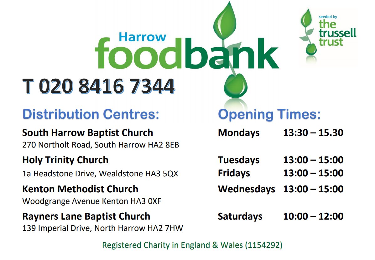 Harrow FoodBank tweet media