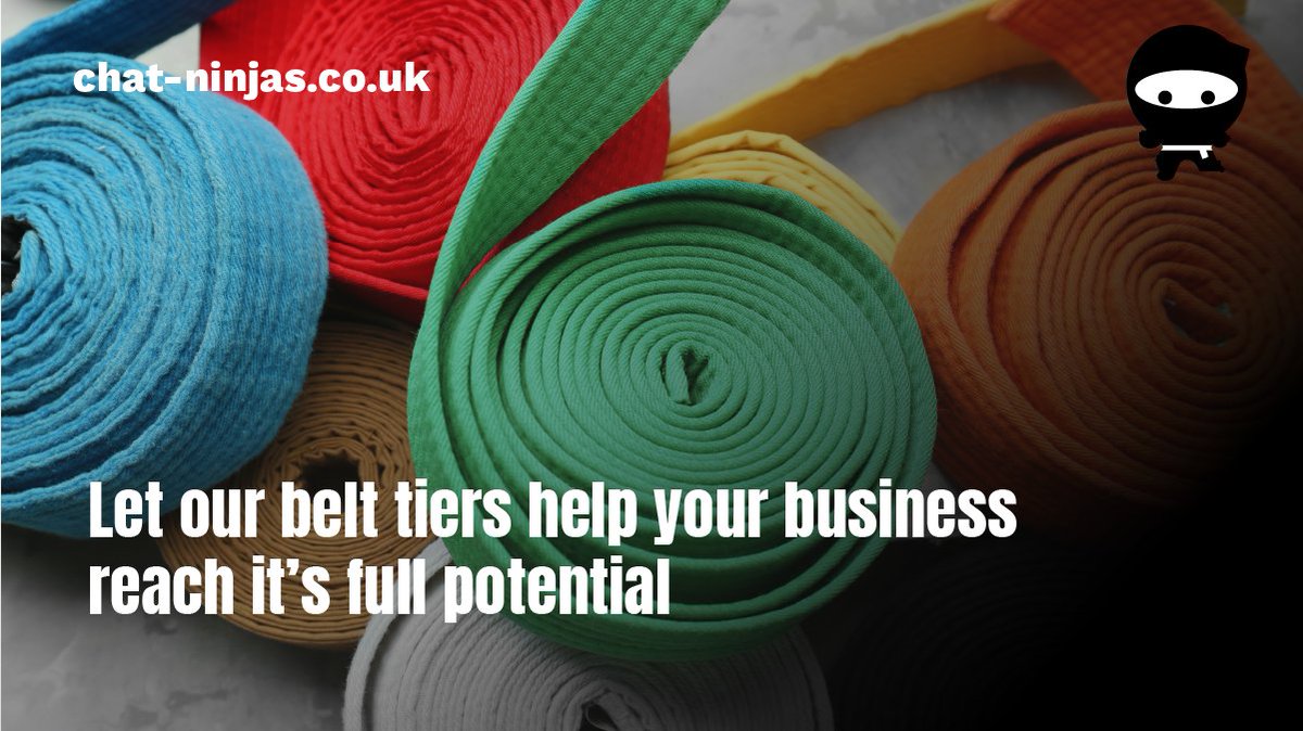 Ready to chop your way through our Pricing Levels? 🥋

Our Belt levels allow you to be fully flexible with the needs of your business and help manage your cash flow. 

Your journey to better customer service starts now!

Fancy giving the belts a try?

bit.ly/3s0abaw