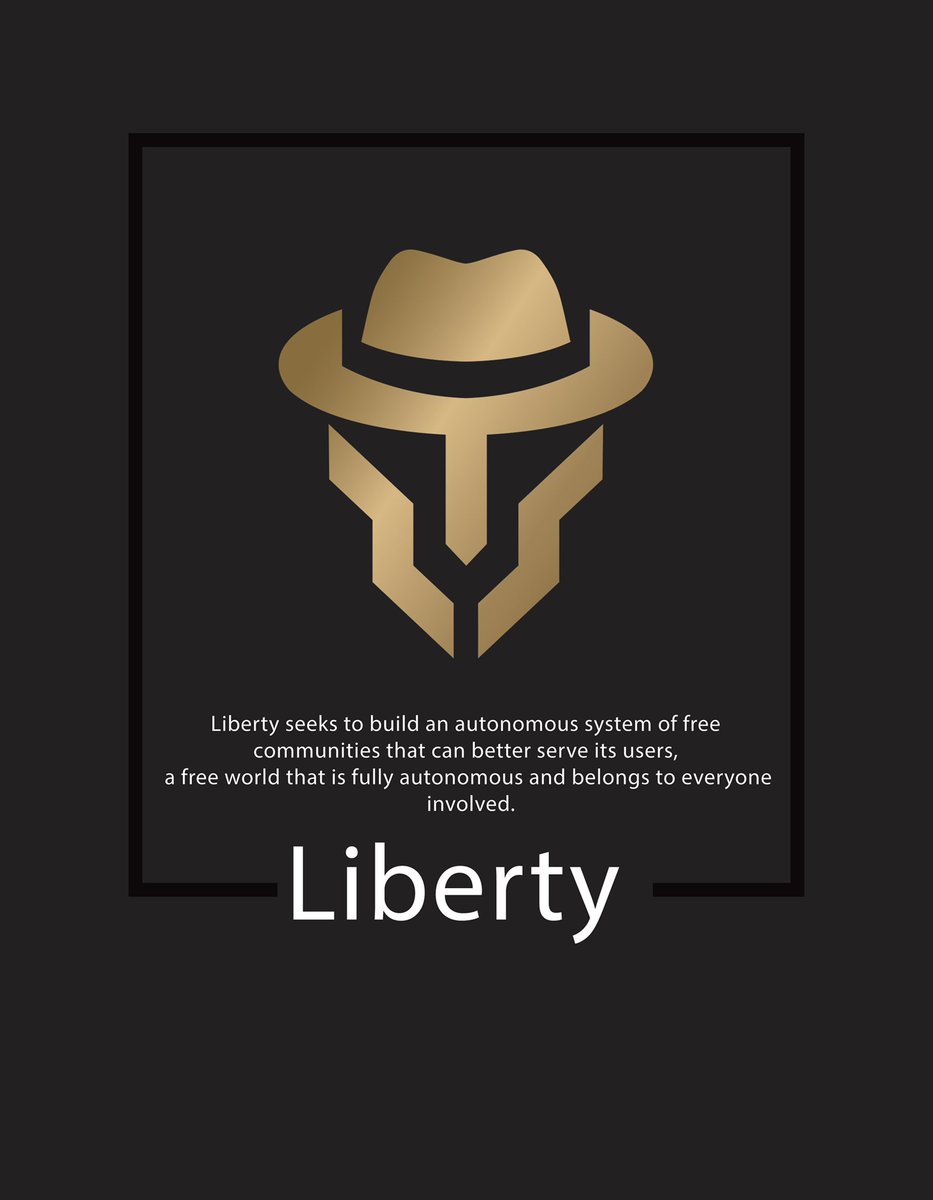 Liberty seeks to build an autonomous system of free communities that can better serve its users, a free world that is fully autonomous and belongs to everyone involved.
#BinanceSmartChain    #BNB    #Blockchain #Filecoin #CHIA #BTC    #dash #XMR #ZEC