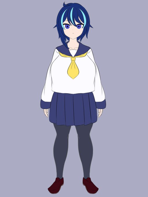 オリキャラこんな感じでいこうかなって
完全に手癖で描いたやつ
いろんな世界線にいるのでいろんなシチュに合わせてやろうかな～と 