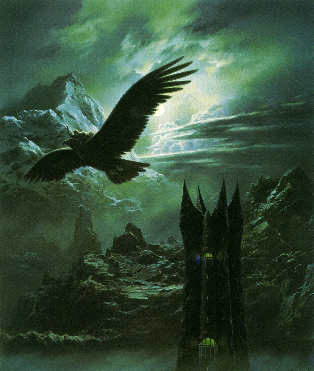 “Gandalf’s Escape.”

The Lord of the Rings artwork by Ted Nasmith.