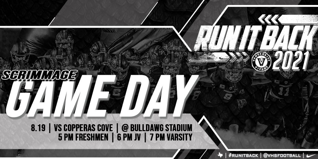 It’s football season 
<a href="/VHSFootball/">Vandegrift Football</a> vs @TheCove_FB