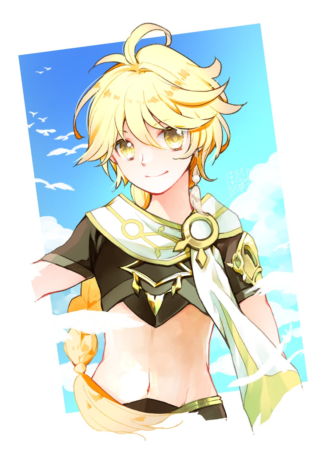 𝕙𝕚𝕣𝕦𝕘𝕒𝕠 原神 空くんかいた 原神イラスト Genshinimpact Traveler Sora T Co Ifu1jmygqm Twitter