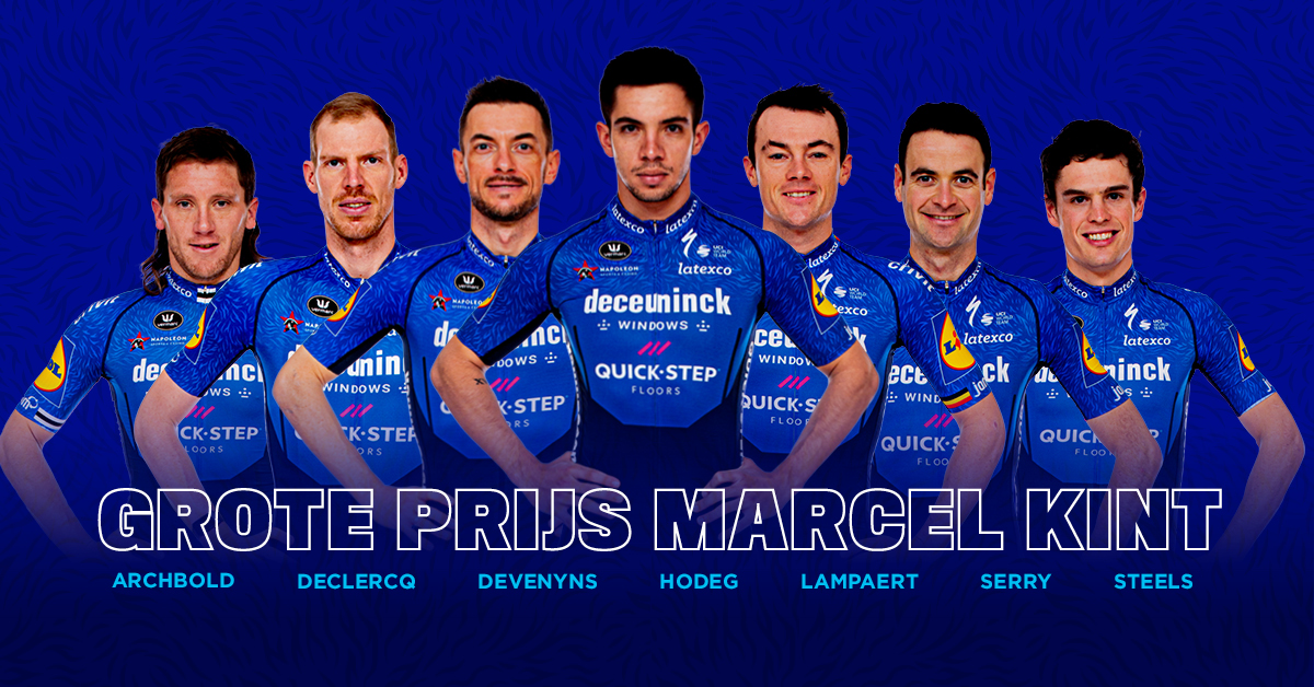 We're excited to race in Belgium this Friday, at the 78th edition of the Grote Prijs Marcel Kint: deceuninck-quickstep.com/en/news/5109/d…