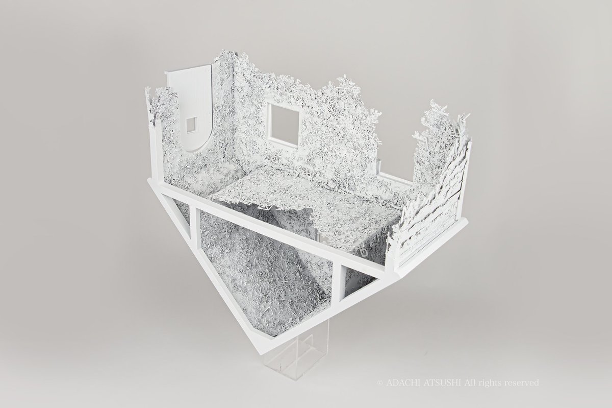 azirusi's tweet photo. ●作品紹介2●
タイトル: Paradox
サイズ:400×360×150 mm
素材:水性樹脂、紙、プラスチック、水性塗料
制作年:2021
価格:¥72,000(税込)
#ArtLabTOKYO #FamiliaeSylvanian https://t.co/1dm7uNAR1p
