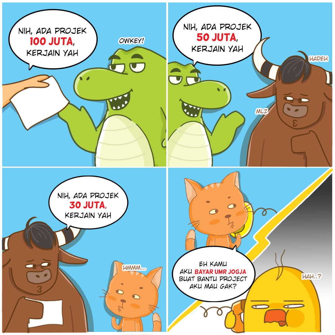 Perkara kerjaan, Mintik cuma dapet capeknya aja