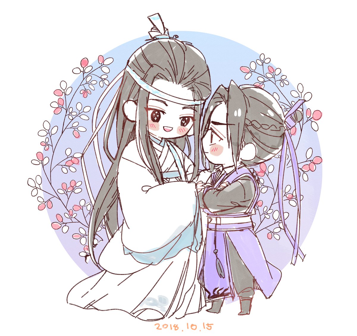 thinkslikehuman's tweet image. 💙รวมแฟนอาร์ตซีเฉิง💜
เนื่องจากบางทวิตขุดไม่เจอแล้ว😂