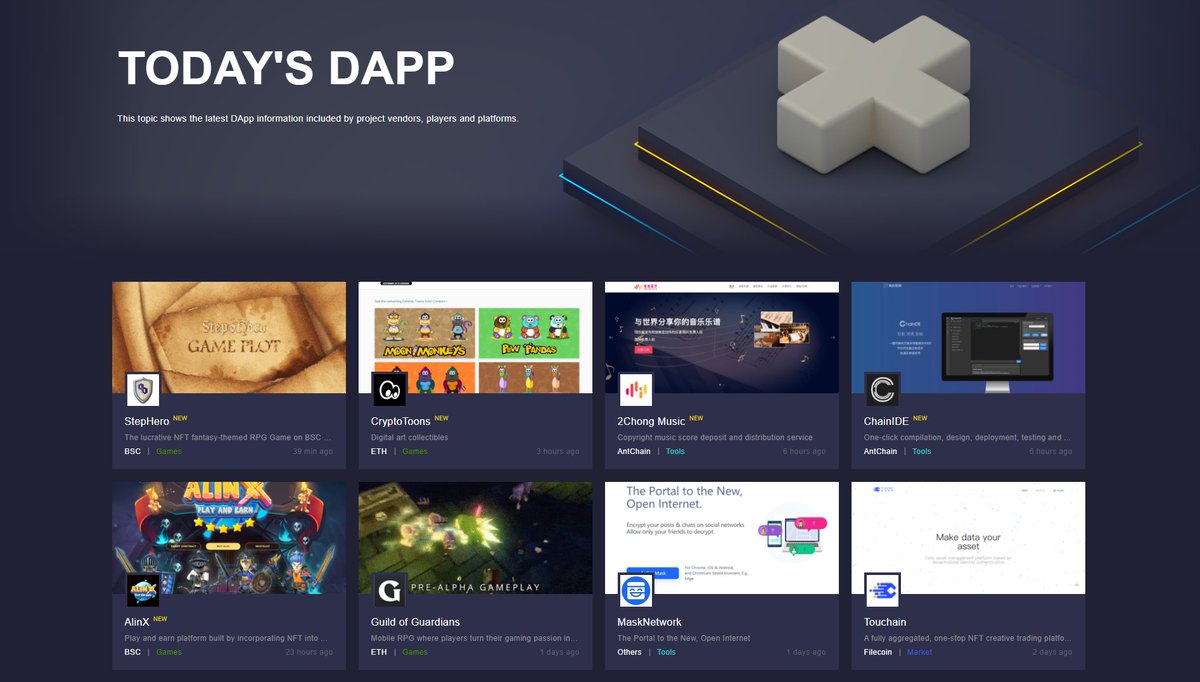 DappOnline's tweet image. Today's DApp: @StepHeroNFTs @toontoken @MatrixDapp

Detail: dapponline.io/dapp-topic/2
#DApp #DappOnline 
#CTBot Adrop Ram 100 BTT 150