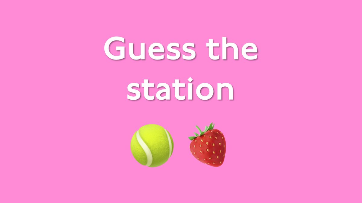 Can you #GuessTheStation? 🎾 🍓