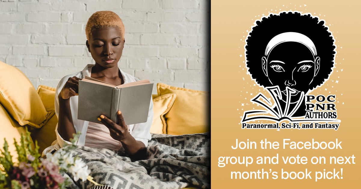 Join our Facebook book club reader group! Submit books for consideration, vote on what to read each month, and join in the review and discussion!  

#pocauthors #pocparanormal #authorsofcolor 

facebook.com/groups/3511493…