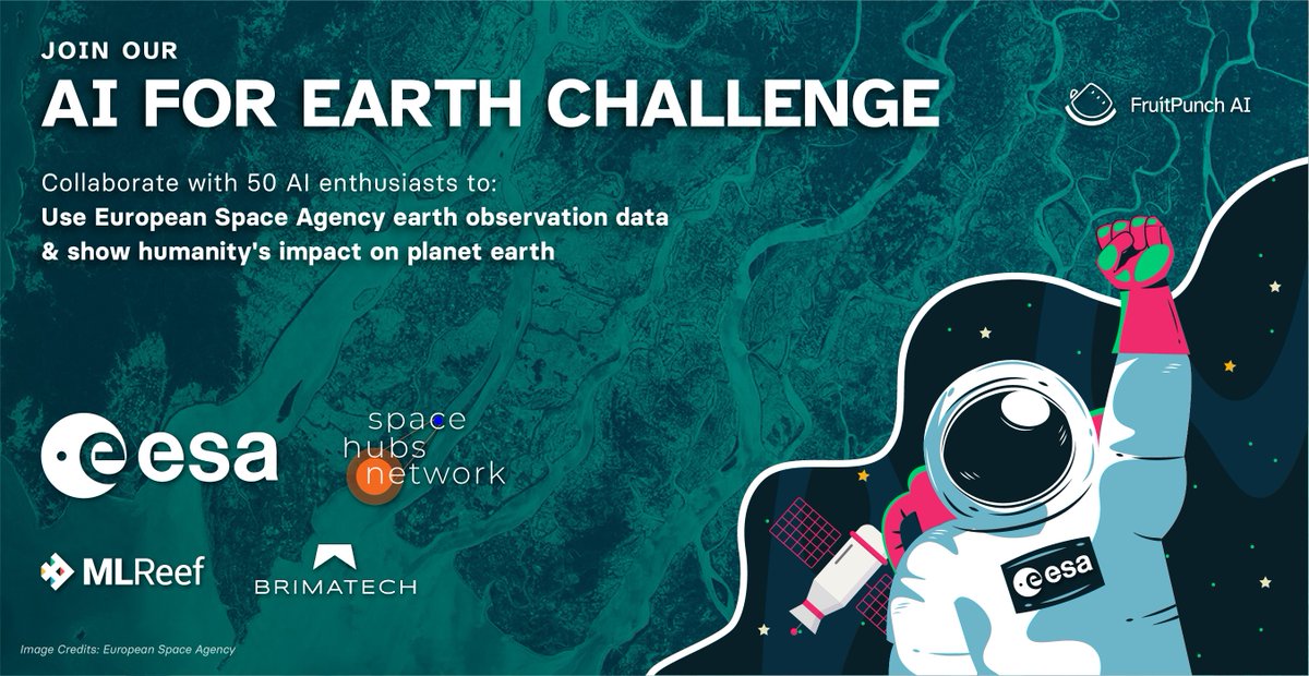 spacehubsnet's tweet image. ⏰  Did you already apply to the AI FOR EARTH CHALLENGE? We partnered up with @EuropeanSpaceAgency to host a hackathon about the human impact on #earth. Doubts why you should join us? Take a look at our info session: lnkd.in/gFcxqjgv