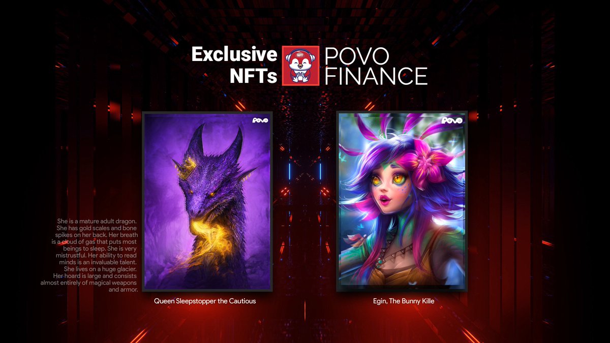 $Povo Exclusive NFTs out now!
Stay tuned for the latest updates.

Join Presle on UniCrypt
app.unicrypt.network/amm/pancake-v2…
<a href="/TheBinanceNFT/">Binance NFT</a> <a href="/cz_binance/">CZ 🔶 BNB</a> <a href="/binance/">Binance</a>
<a href="/berry_data/">Berry Data</a> 

$POVO #PovoFin #PovoGames  #PovoGaming #BSC #DeFi #NFTs #SarahPribis #presale