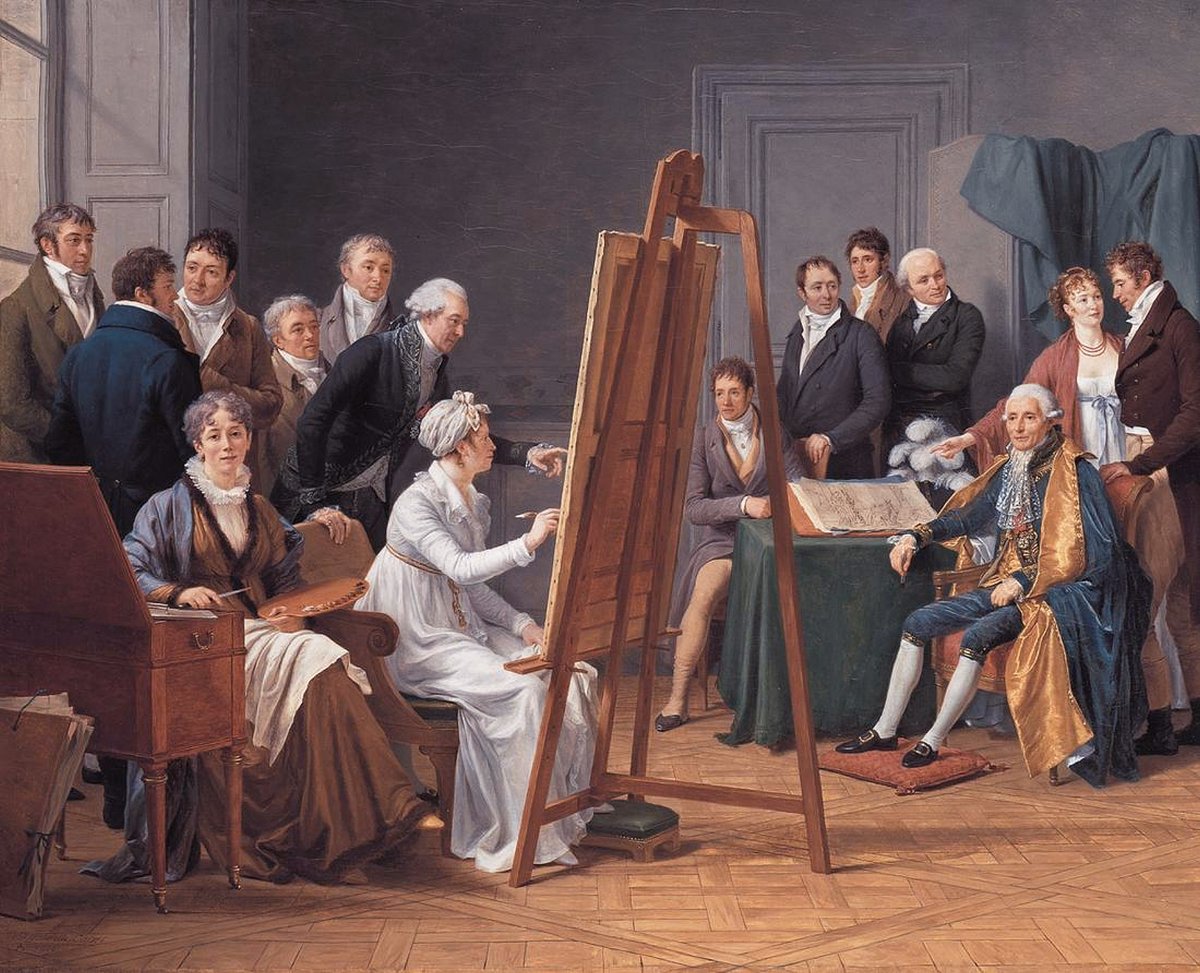 Atelier of Madame Vincent, 1808 #neoclassicism #mariegabriellecapet