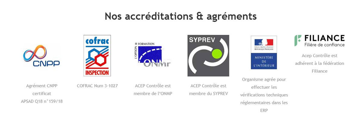AcepControle's tweet photo. Acep Contrôle dispose de tous les agréments et accréditations garantissant le sérieux et la qualité des vérifications effectuées.

https://t.co/0ETJFMEt44

#accreditation #controle #reglementation
#prevention #risques https://t.co/QWai9FKUR3