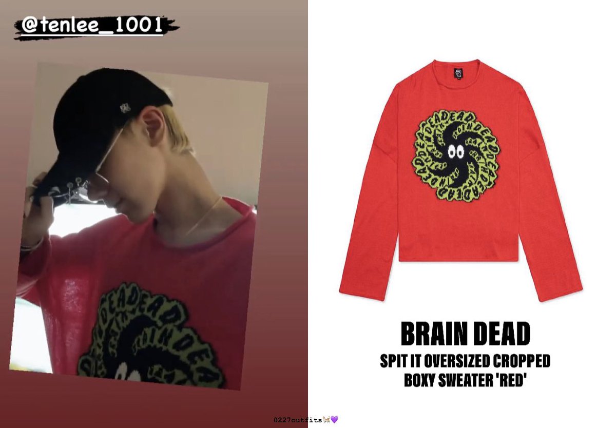 210819

BRAIN DEAD
SPIT IT OVERSIZED CROPPED BOXY SWEATER 'RED'

Cr IG : Yangyang’s story

#0227outfits #TEN #李永钦 #텐 #WayV #NCT #SuperM #TEN1010 #เตนล์ #เตนล์ใช้ #เตนล์ใส่