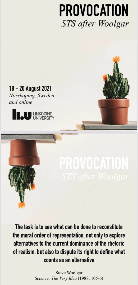 Cheers to Steve Woolgar! And to the moral art of provocation... 😘 #SteveWoolgar <a href="/ValueS_temaT/">Values Tema T</a> <a href="/Tema_T_Eng/">Tema_T_Eng</a> <a href="/Tema_T_sv/">Tema T</a> @LiuTema liu.se/kalle/view?cw_…
