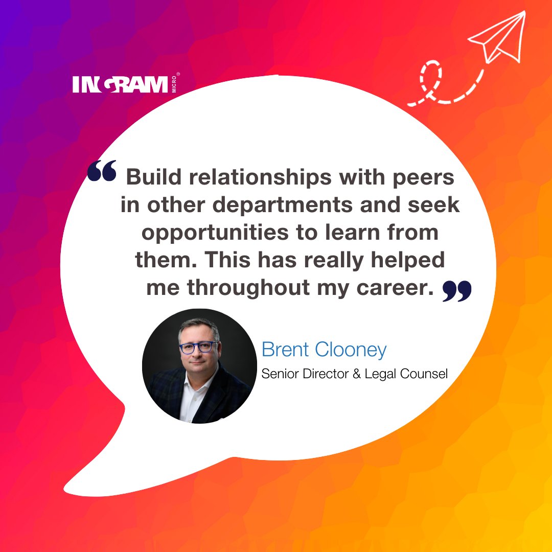 IngramMicroCA's tweet photo. Itβs Inspiration Thursday! Our leaders have shared their best career advice to #inspire you! #careeradvice #growth #ingrammicrostrong #ignite #employerbrand π£π¬ https://t.co/4iRTpDU232