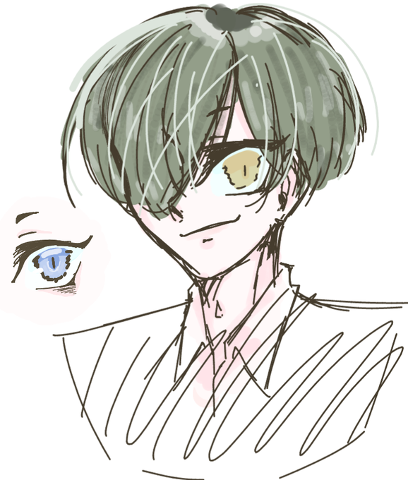 マッシュ男子のtwitterイラスト検索結果