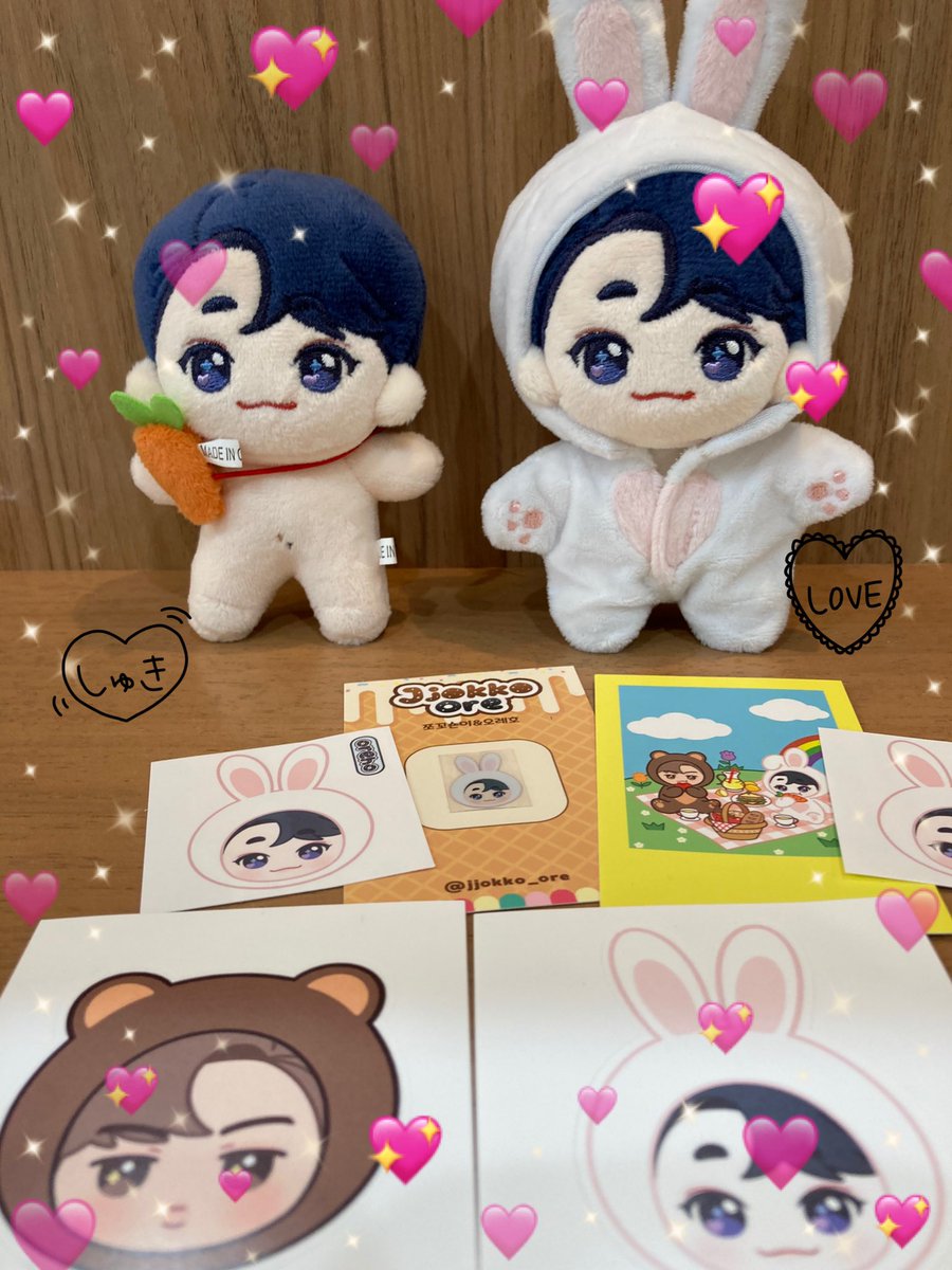 yunamomo1209's tweet photo. @jjokko_ore さま
@mbb_jp さま
待ちに待ったかわいいウォノ🐰ちゃん×2体届きました😭💖
かばんに入れて持ち歩きます❥❥❥
大切にしますね( ⸝⸝⸝ᵒ̴̶̷ωᵒ̴̶̷⸝⸝⸝)💗💗

私のミスで、ご迷惑をおかけしてすみませんでした🙇‍♀️
お忙しい中、取りまとめと発送ありがとうございました✲ m(⁎ᴗ͈ˬᴗ͈⁎)m https://t.co/J1AsJtyjio