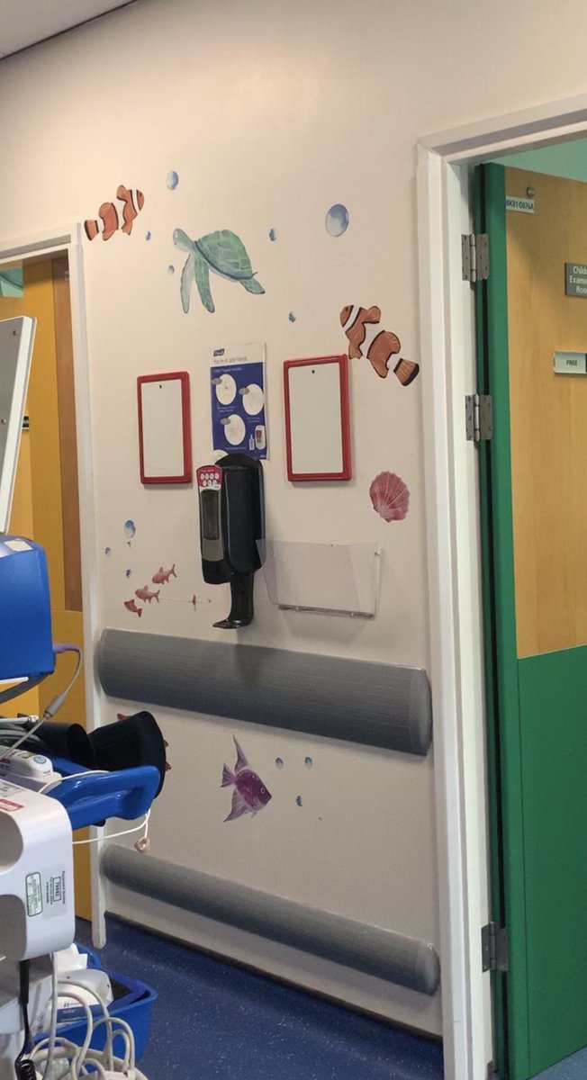 We’re really grateful for the recent grant from The King Henry V111 Endowed Trust. Thanks to this support we’ve been able to really brighten up the Children’s A &amp; E with some fabulous new wall graphics. <a href="/nhsswft/">@nhsswft</a>