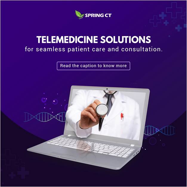 SpringCTI's tweet photo. Telehealth platforms have become the need of the hour today. We make virtual consultations easy and hassle-free for both patients and doctors. Our solutions help telemedicine clinics connect and initiate remote sessions in a secure manner. Visit our website to know more. https://t.co/EN8Ib33SNw