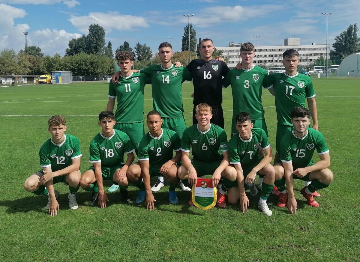 IrelandFootball's tweet photo. Report | 🇭🇺🇮🇪 | A late penalty and a debut goal as Ireland U18 draw 2-2 in Hungary

 🗞 https://t.co/jksEkEMBAI

#IRLU18 | #COYBIG | #WeAreOne https://t.co/U5OrqROLmP