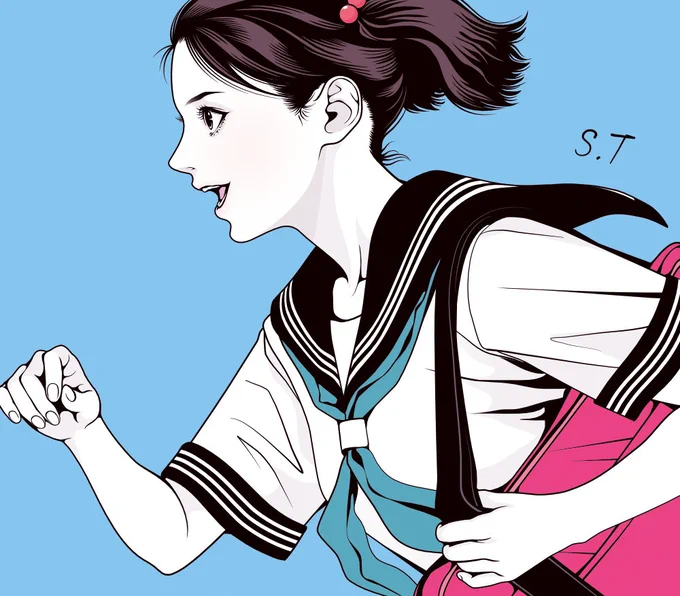 ファンアート「となりのトトロ」
女子高生のメェ〜イちゃぁ〜ん😮
#イラスト #となりのトトロ 