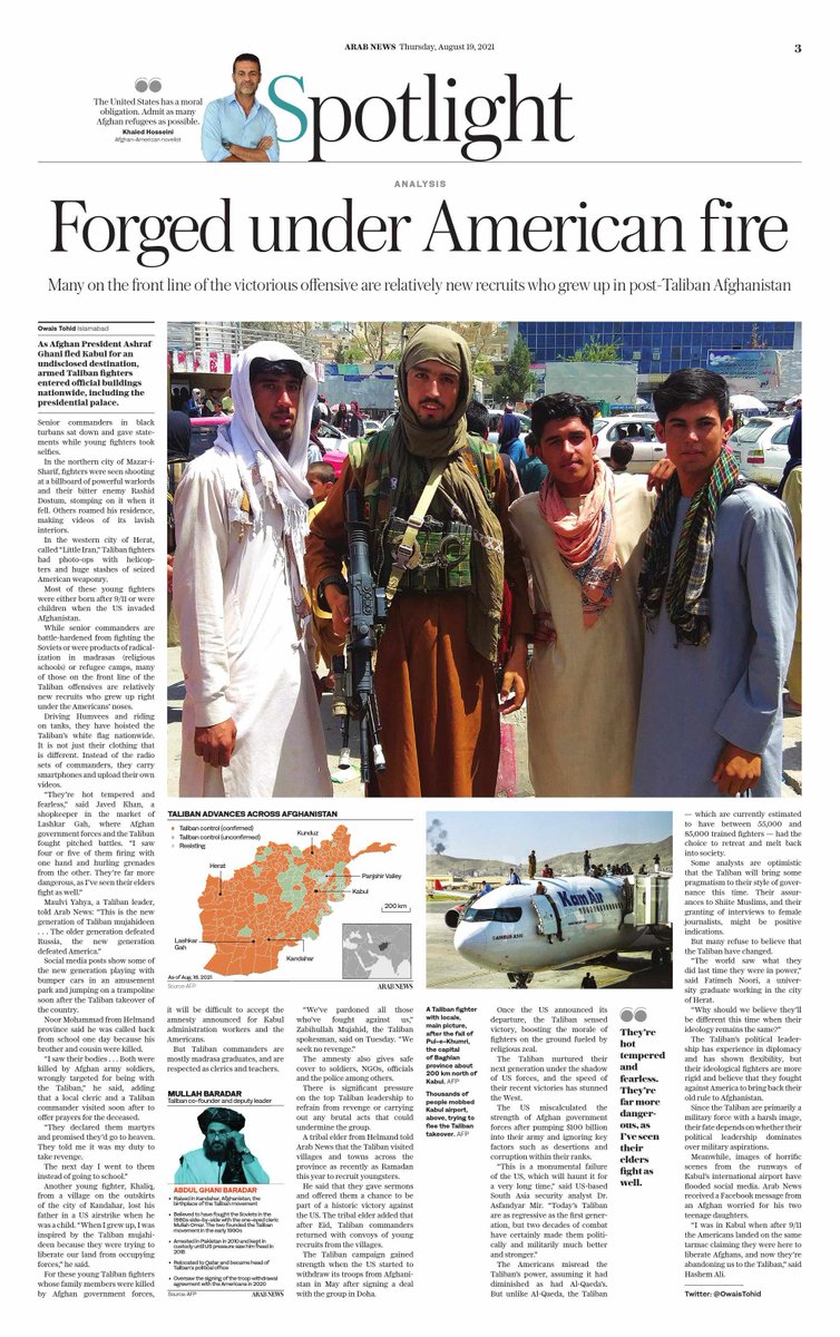 Arab News On Twitter Spotlight The Taliban Leadership Faces Pressure To Refrain From Acts That Could Undermine The Group But Will The Fighters On The Ground Toe The Line Https T Co Bnnzrhpt1w Https T Co Ymte5rs49n