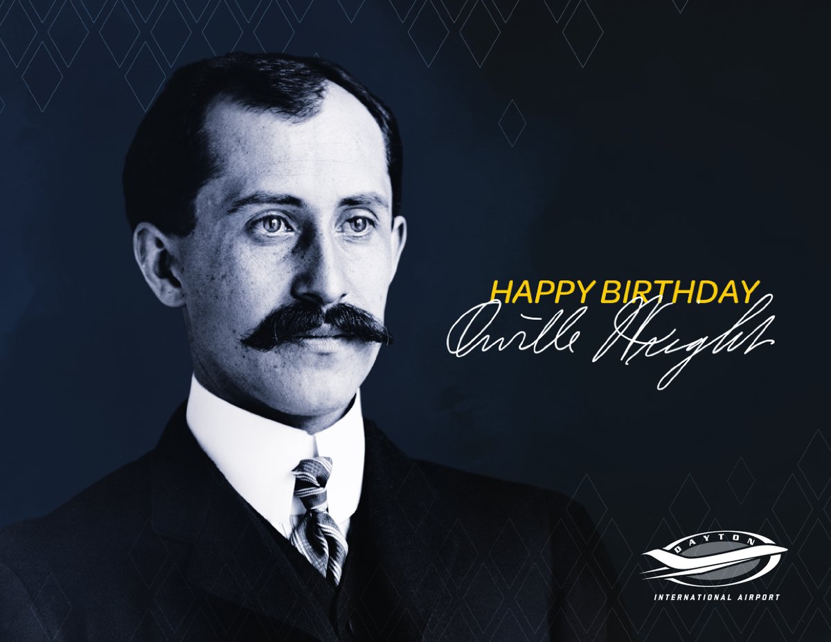 Happy Birthday to Orville Wright, born on this day in 1871 in Dayton. In honor of his birthday, in 1939, then-President Franklin D. Roosevelt made a proclamation designating Orville’s birthday as National Aviation Day.