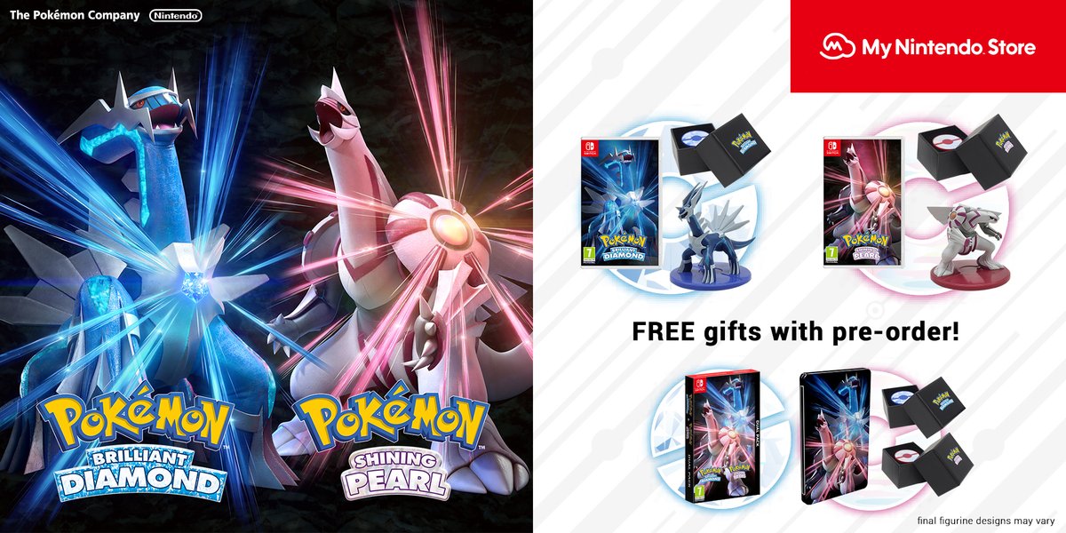 Get Exclusive Gift with Pokemon Brilliant Diamond Pre-Order