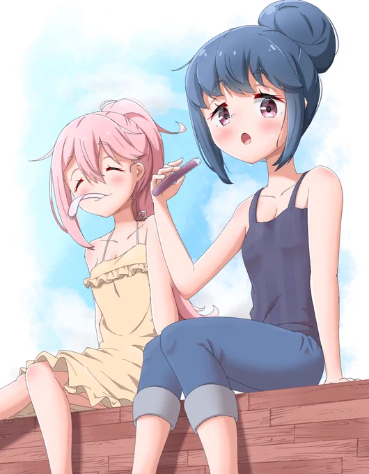 ポッキンなでリン
#ゆるキャンΔ 