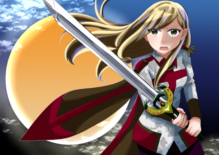 美吉香胡 على تويتر オリジナル イラスト 女剣士 女剣士のイラスト 人物のポーズ練習も兼ねて描いたものです