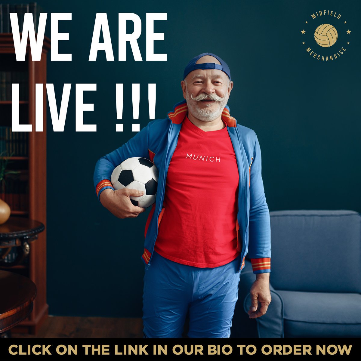 MidfieldMerch's tweet photo. WE ARE LIVE!!! ⚽👕🤩🌐
Go place your orders noww 🔥😎

#footballmerchandise #websitelaunch #footballfashion #footballstyle #footballindia https://t.co/vtLCREZPbq