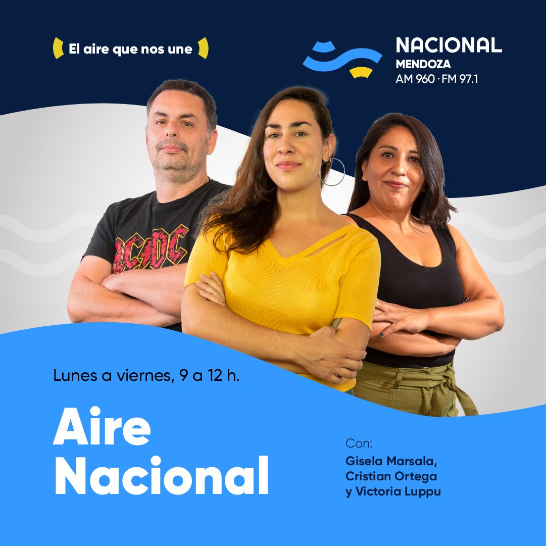 NacionalMza's tweet image. 📻Ya sentimos el #AireNacional de @elagitedevivir y @cortegamahan .
🎧Estamos: #AM960 y bit.ly/nacionalmza
👉La información que necesitas hasta las 12 x la Radio Pública.
🤔¿Cómo está tu barrio después del viento?
☎️ 261 30 69 69 8