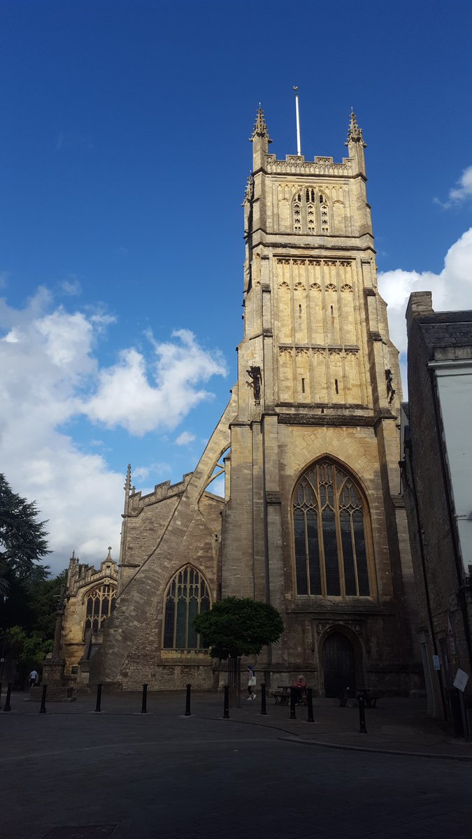 And just like that, the scaffolding is down! Welcome to the new statues! #Cirencester