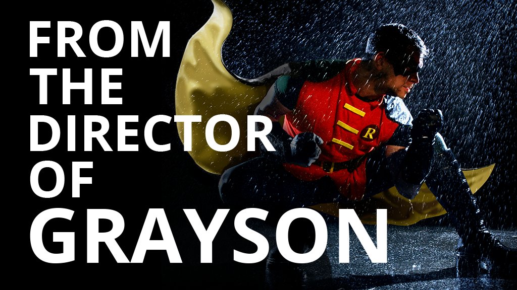 MrJohnFiorella's tweet photo. Who wants to see a NEW hero??

Click the link &amp; help us make something that blows GRAYSON out of the water.
#Robin #Batman #Superman #Joker #Catwoman #filmmaking #action #indie #IndianaJones #adventure 
https://t.co/jl7e3yTYpV https://t.co/At4pvBimmi