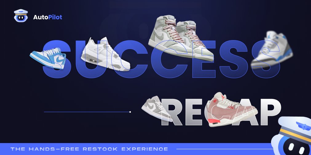 AutopilotApps's tweet photo. Autopilot users have had a busy week of restocks! 🧑‍✈️

• Footsites ✅
• Shopify ✅
• Target ✅

Who's ready to join the winning team? Comment below. 👇 https://t.co/pX8pkDkx6T