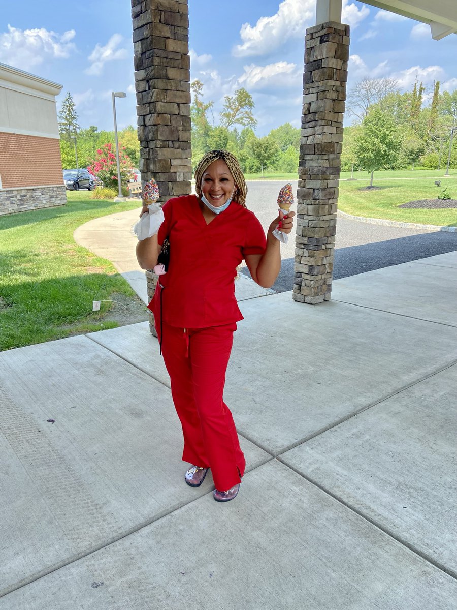 springhills's tweet photo. Spring Hills Woodbury staff were treated to some great soft serve last week! The day had been exceptionally hot and the ice cream was a fantastically cold treat that everyone enjoyed!
#springhills
#assistedliving
#icecream
#softserve https://t.co/VX52HxZXJB