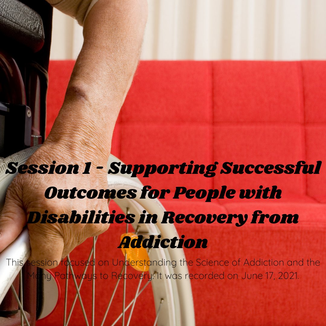 MindsLoop's tweet image. Session 1 - Supporting Successful Outcomes for People with Disabilities in Recovery from Addiction
This session focused on Understanding the Science of Addiction and the Many Pathways to Recovery. youtu.be/ChWFhhU7kKE