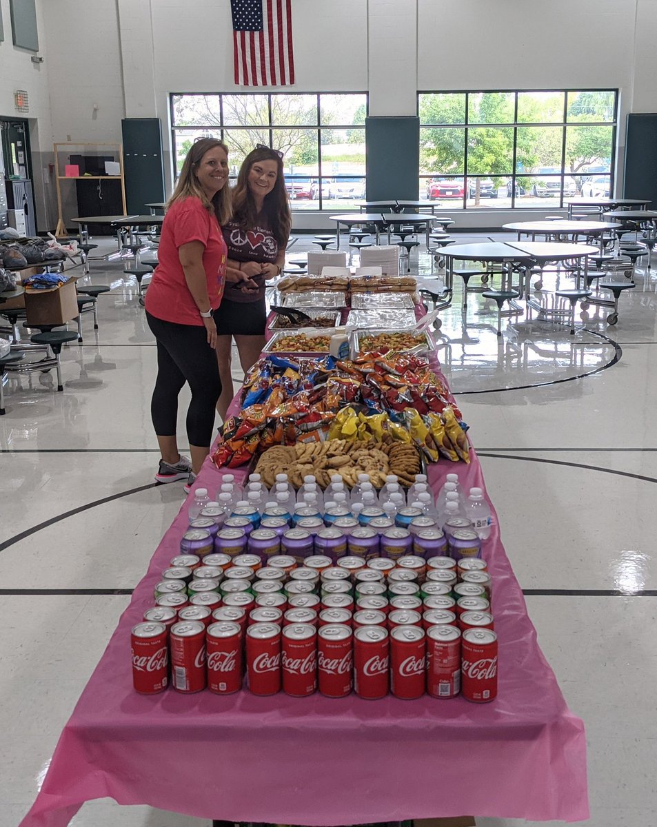 Thank you to our fabulous PTA for lunch today! #SoarLikeAHawk