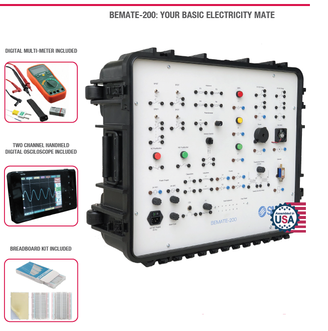 SMC INTERNATIONAL TRAINING - New product release: BEMATE-200 Basic Electricity Trainer
smctraining.com