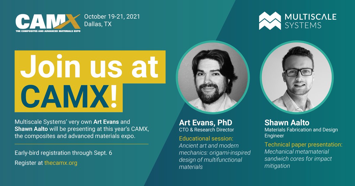 MultiscaleSys's tweet image. Come join us at @the_CAMX - the composites and advanced materials expo this October!
