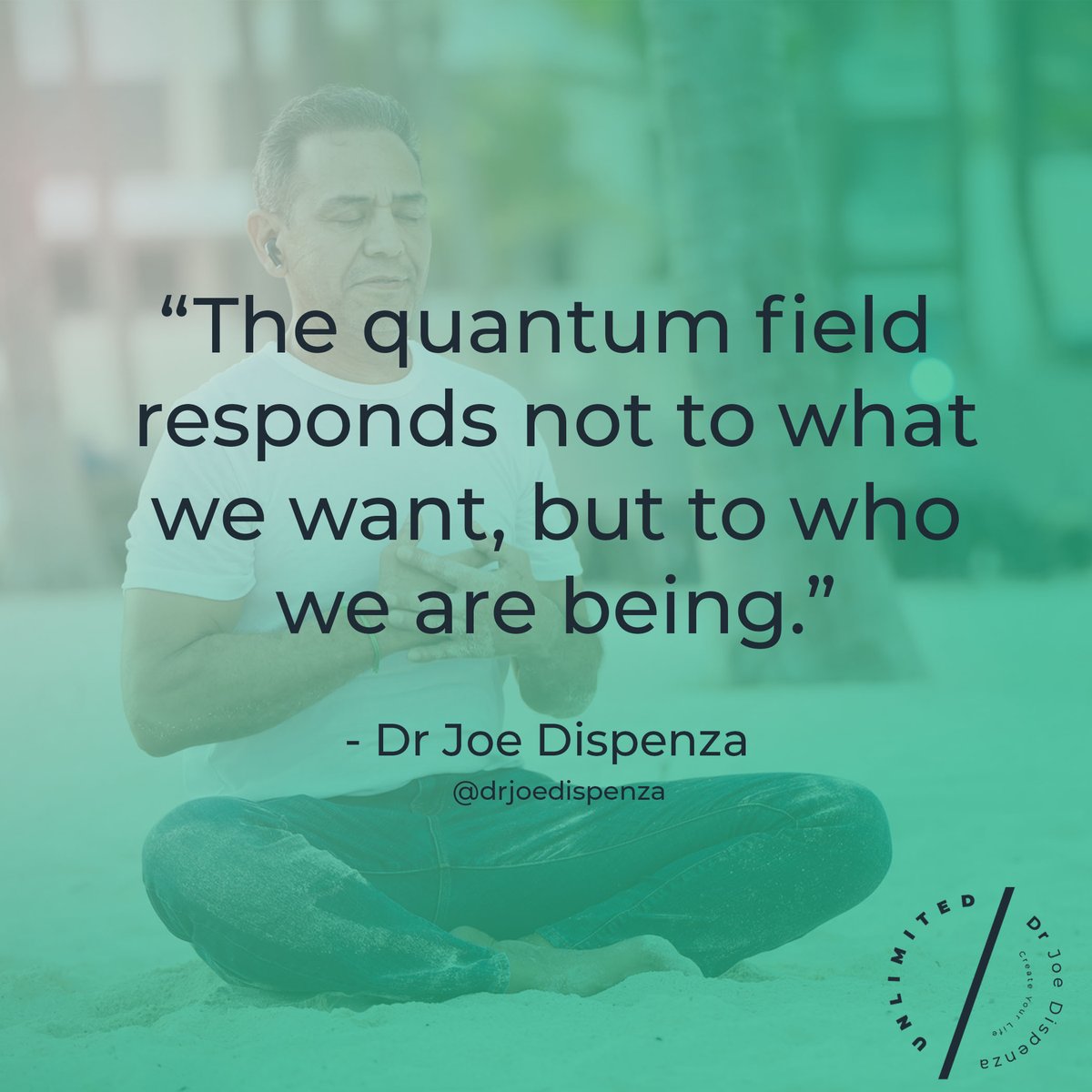 DrJoeDispenza's tweet image. The quantum field doesn’t respond simply to our wishes – our emotional requests. In fact,it doesn’t respond to our intentions either – our thoughts. It only responds when those 2,our thoughts &amp;amp; feelings, are aligned/coherent –that’s when they’re broadcasting a more unified signal