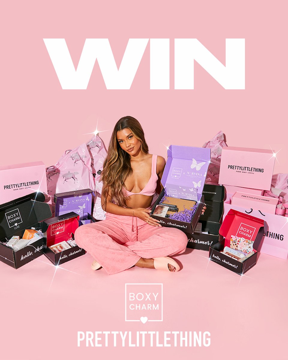💖 WIN 💖 6 MONTHS OF BOXYCHARM PREMIUM &amp; 6 MONTHS OF FREE PLT CLOTHES!!! 🤩 For your chance to win 🤩
 
✨ Follow <a href="/OfficialPLT/">PrettyLittleThing</a> &amp; <a href="/boxycharm/">BoxyCharm</a> 
✨ Like &amp; RT this Tweet

Comp closes on 22.08.21 at 11.59pm GMT. Full T&amp;C’s on our website.