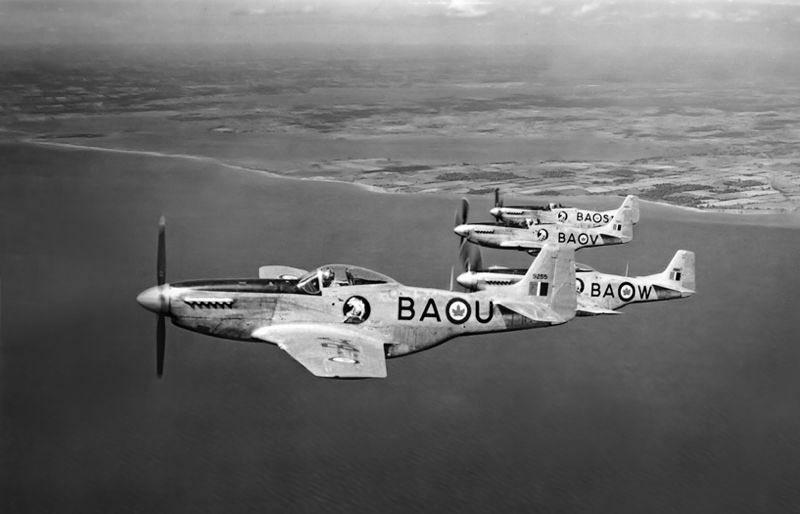 Canadian Warplane Heritage Museum's tweet - "P-51 Mustangs were operated by the RCAF at Hamilton ...